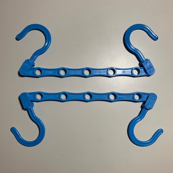 2 Blue Space Saving Hangers - Picture 4 of 6